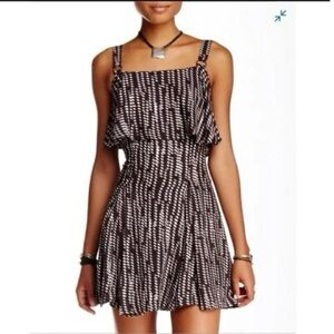 Free People Paper Flowers printed mini dress